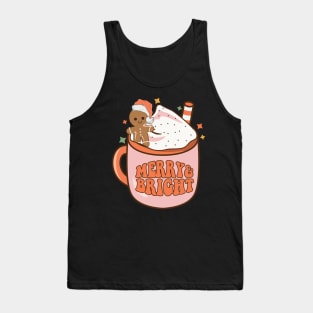 Merry and Bright Hot Cocoa Tank Top